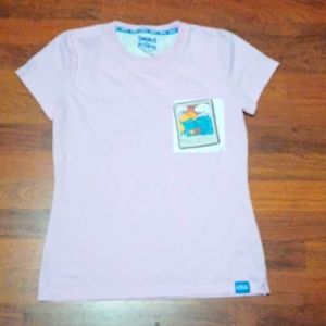 The smurfs los pitufos shirt just chilling size small maybe a Small adult women